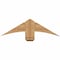 Ekena Millwork Bellingham Timber Gable Bracket, Western Red Cedar, 36"W x 10"H x 5 1/2"D x 5 1/2"F, 7/12 Pitch GBW036X10X0606BEL00SWR - alternate 1